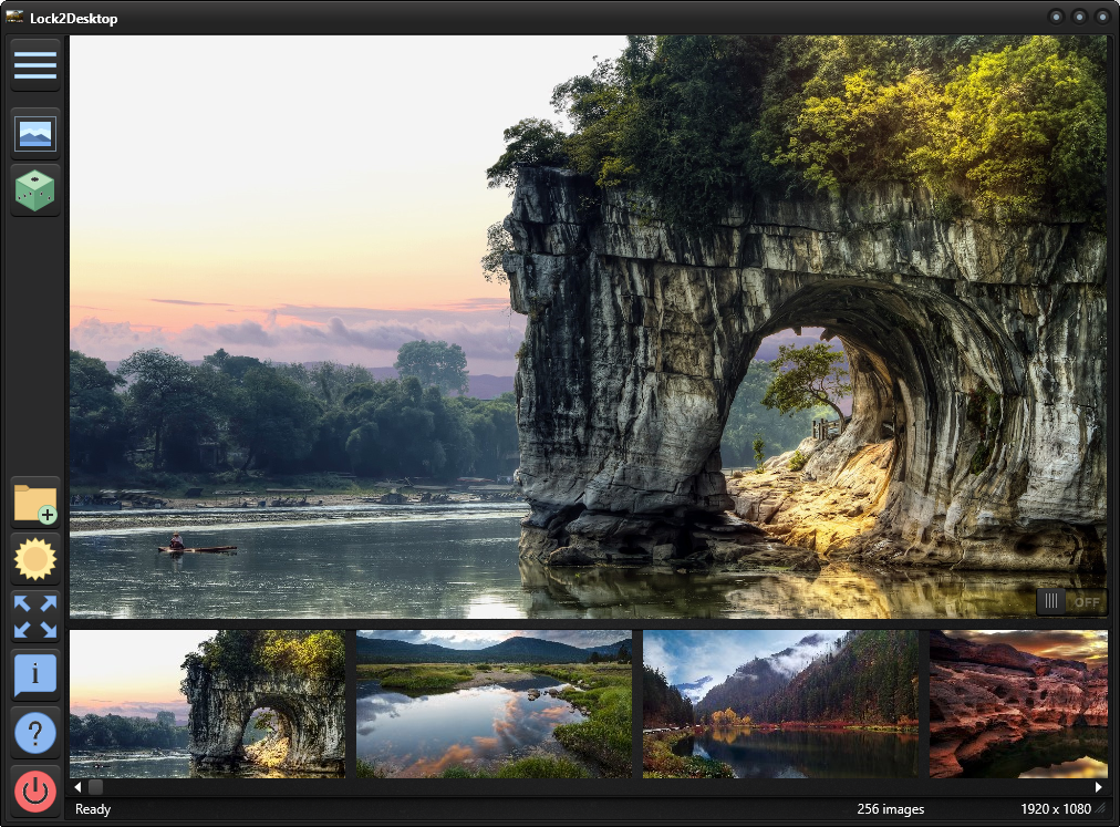 Lock2Desktop v1.16: Add a folder of images