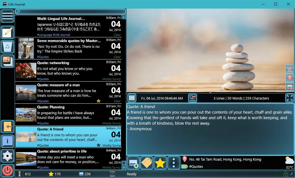 Life Journal v1.2.0: Improved Dropbox and Day One Sync & more!